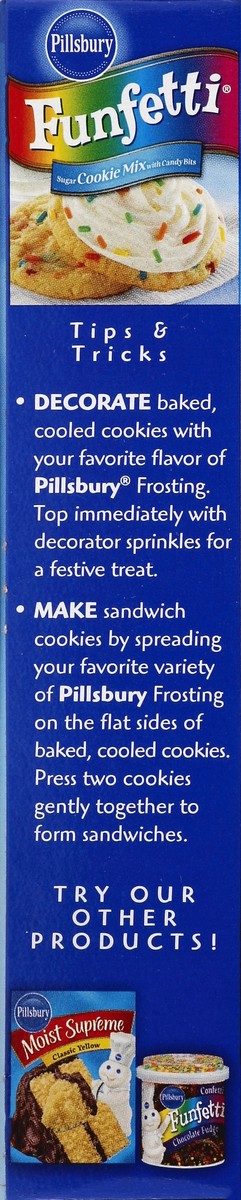 slide 3 of 6, Pillsbury Funfetti Sugar Cookie Mix With Candy Bits, 17.5 oz