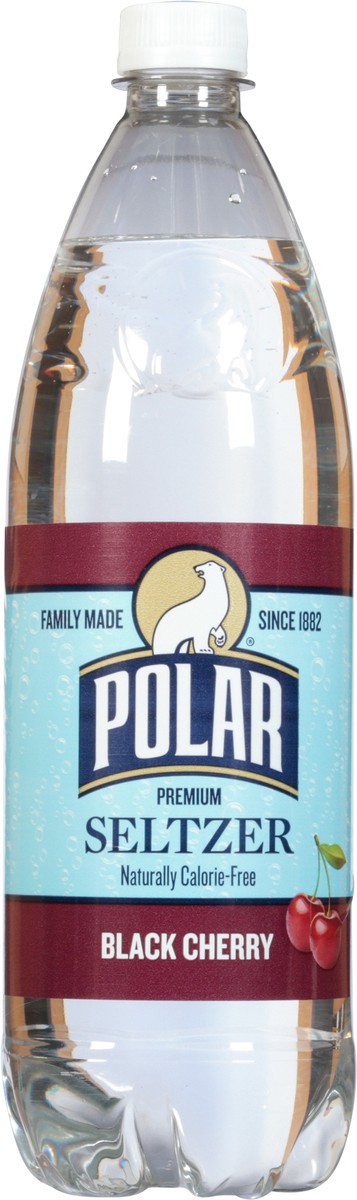 slide 1 of 9, Polar Premium Black Cherry Seltzer - 33.8 fl oz, 33.8 fl oz