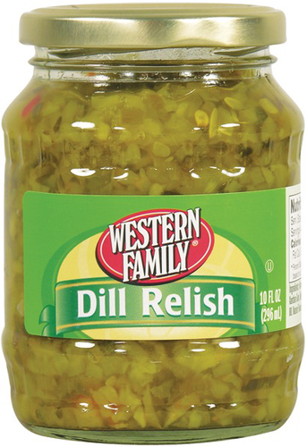 slide 1 of 1, Western Family Dill Relish, 10 oz