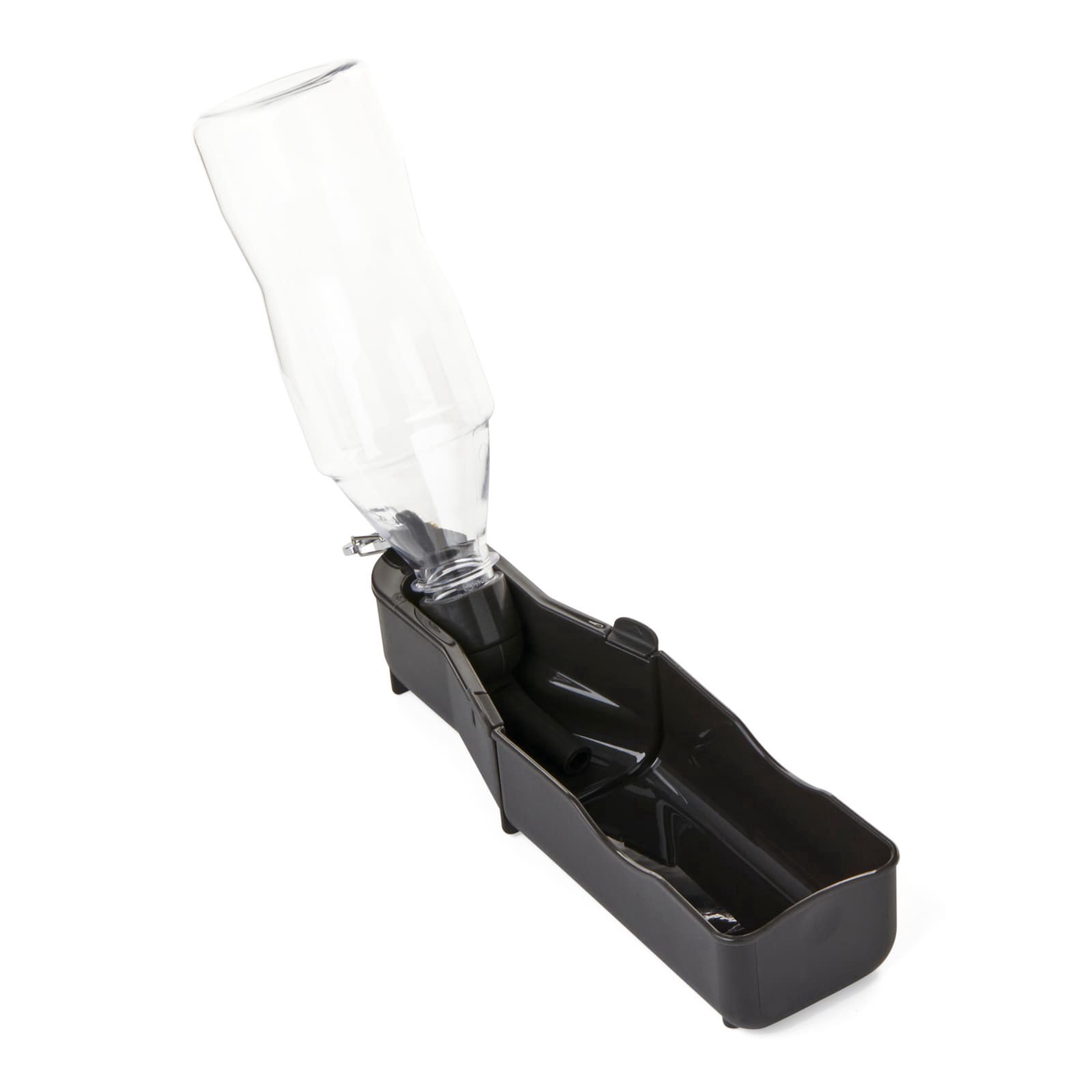slide 4 of 6, EveryYay Wet Your Whistle Black Plastic Water Dispenser Plastic Travel Water Bowl, 1 ct