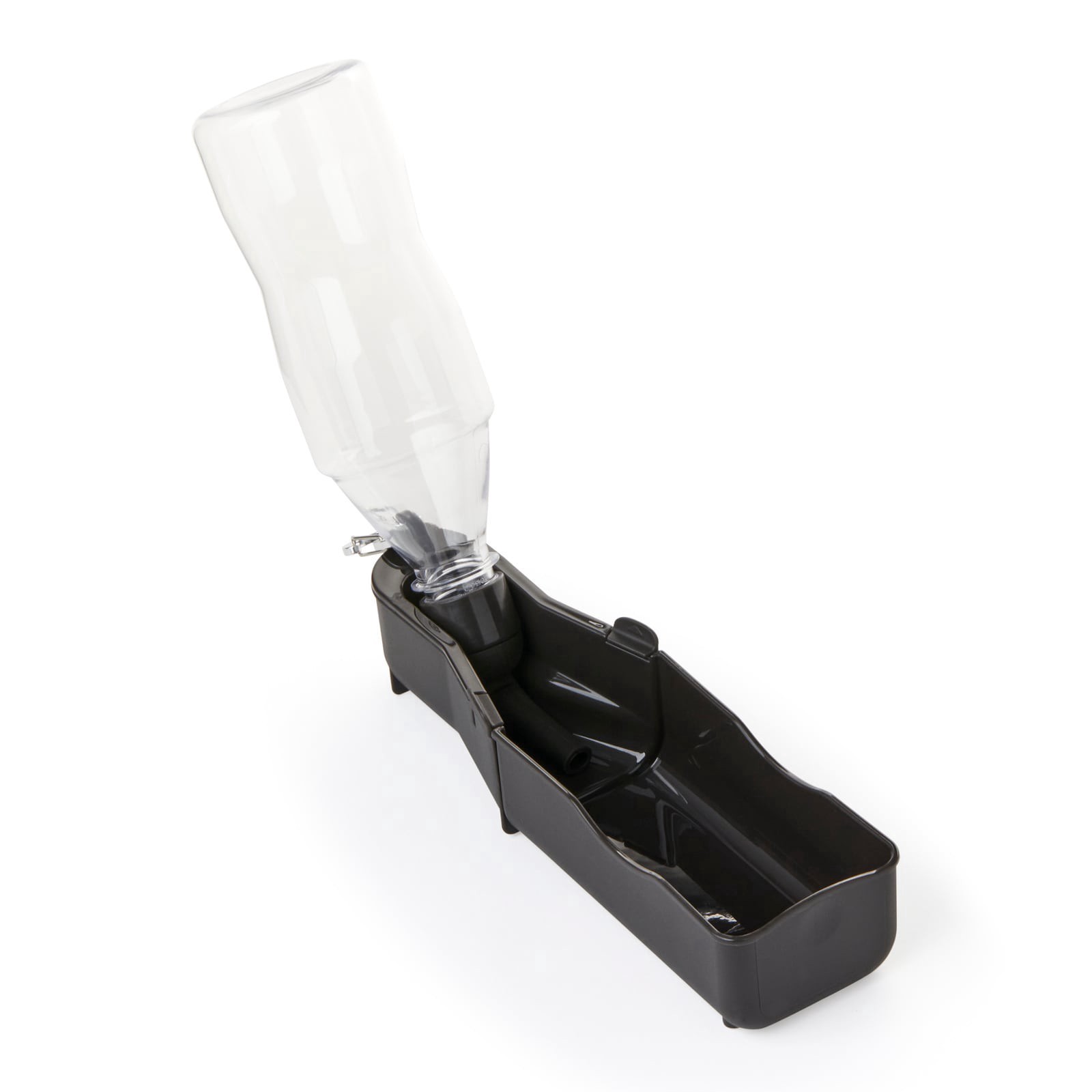 slide 5 of 6, EveryYay Wet Your Whistle Black Plastic Water Dispenser Plastic Travel Water Bowl, 1 ct
