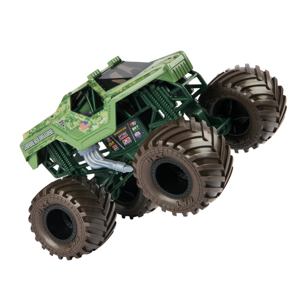 slide 2 of 4, Monster Jam Official Soldier of Fortune™ Monster Truck Collector 1:24 Scale Die-Cast Vehicle Toy, 1 ct