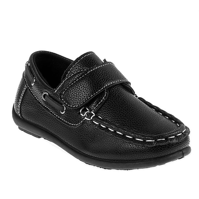 slide 1 of 4, Josmo Shoes Casual Loafer Boat Shoe - Black, 1 ct