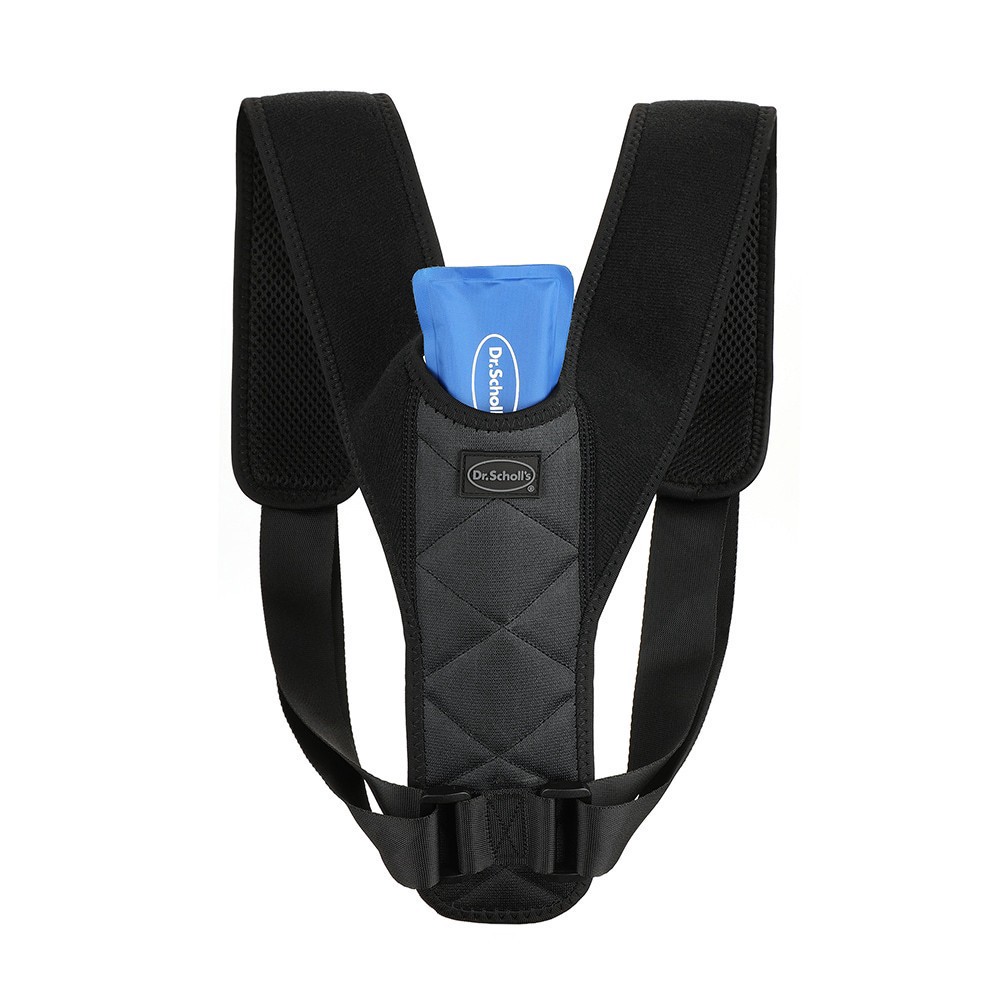 slide 1 of 1, Dr. Scholl's Hot & Cold Gel Pack Therapeutic Posture Corrector, 1 ct