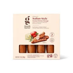 Italian Chicken Sausage with Red Pepper, Mozzarella & Provolone Cheese - 12oz - Good & Gather™