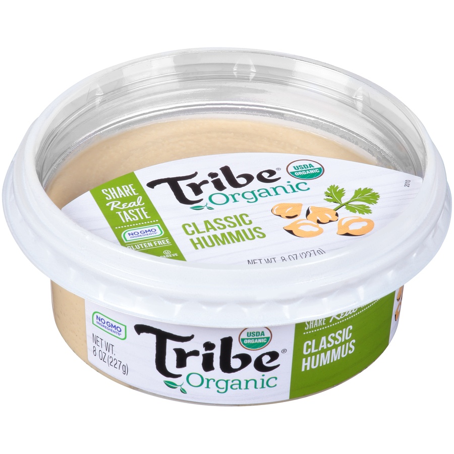 slide 2 of 8, Tribe Organic Classic Hummus, 8 oz