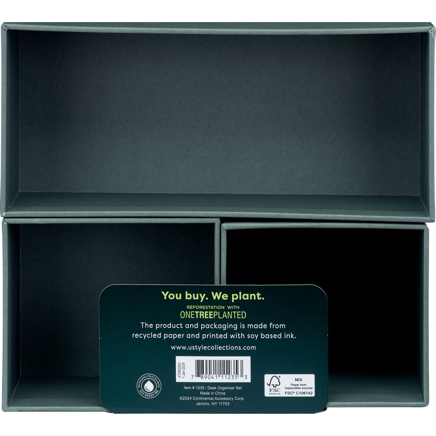 slide 3 of 4, U Style Collections U Style Ecokind Desk Set, 4Pc, 4 ct