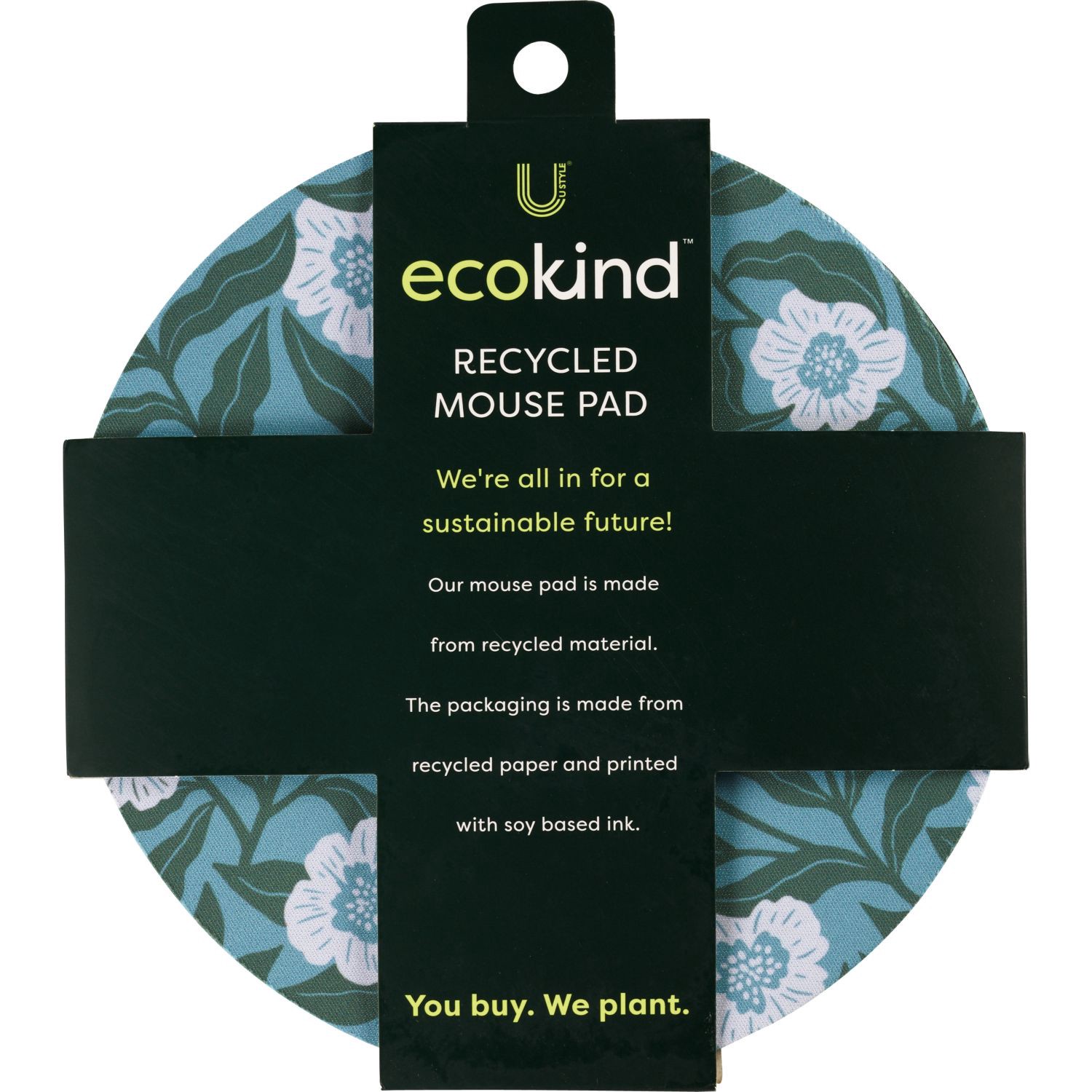 slide 3 of 3, U Style Collections U Style Ecokind Rpet Fabric Mouse Pad, 1 ct