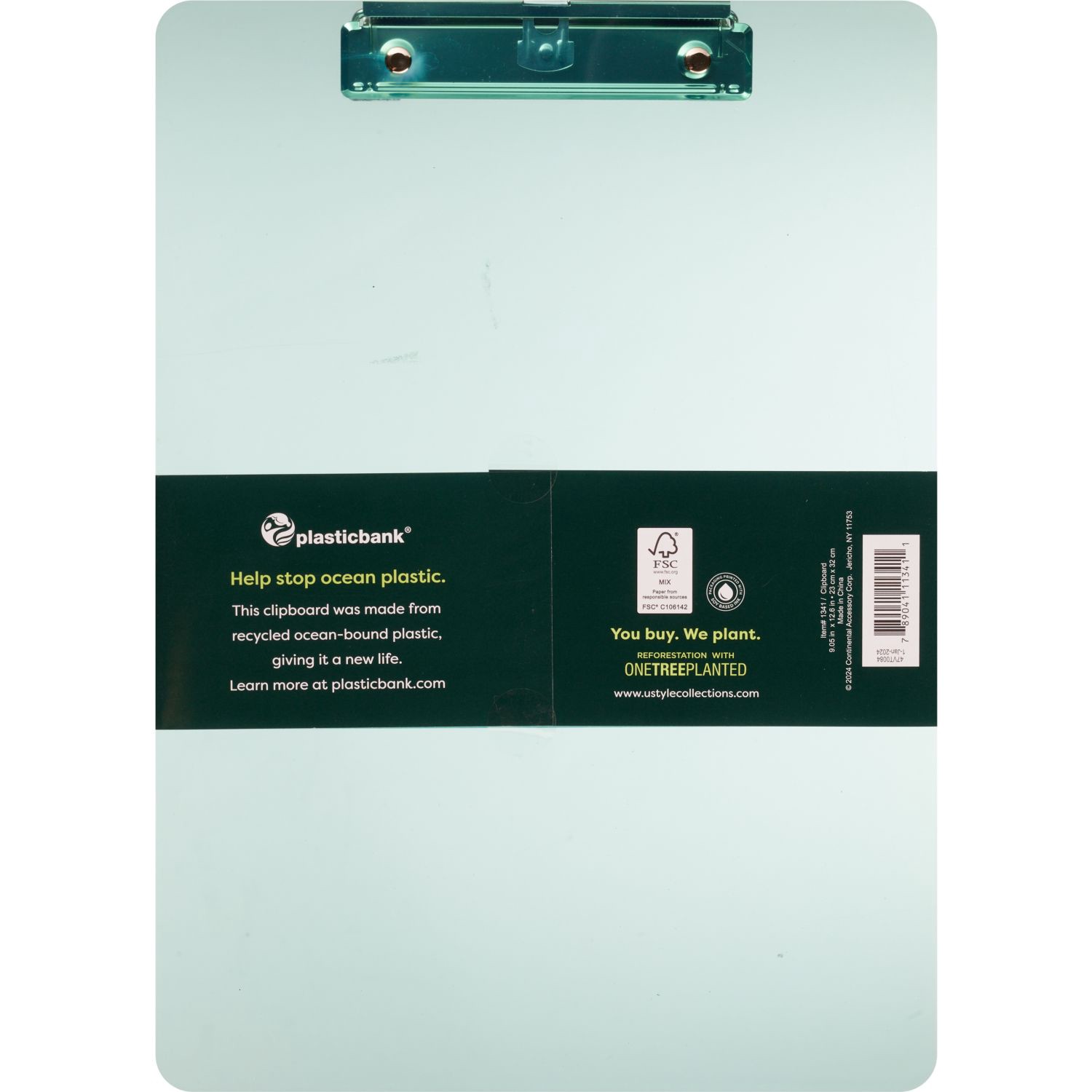 slide 2 of 3, U Style Collections U Style Ecokind Wooden Clip Board, 1 ct