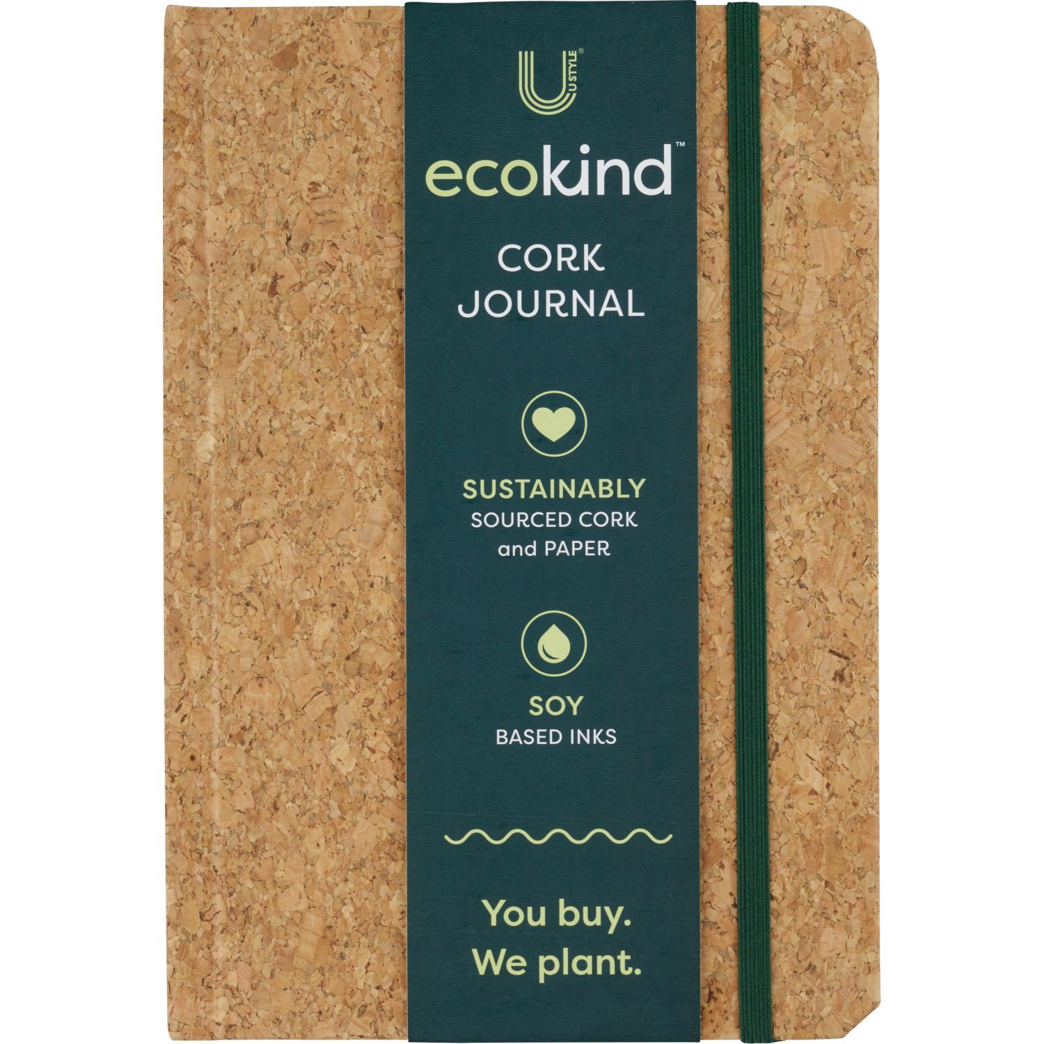 slide 3 of 3, U Style Collections U Style Ecokind Cork Journal, 128 Sheets, 1 ct