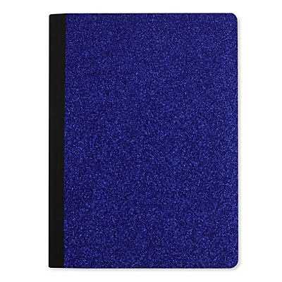slide 1 of 1, U Style Purple Glitter Composition Book, 1 ct