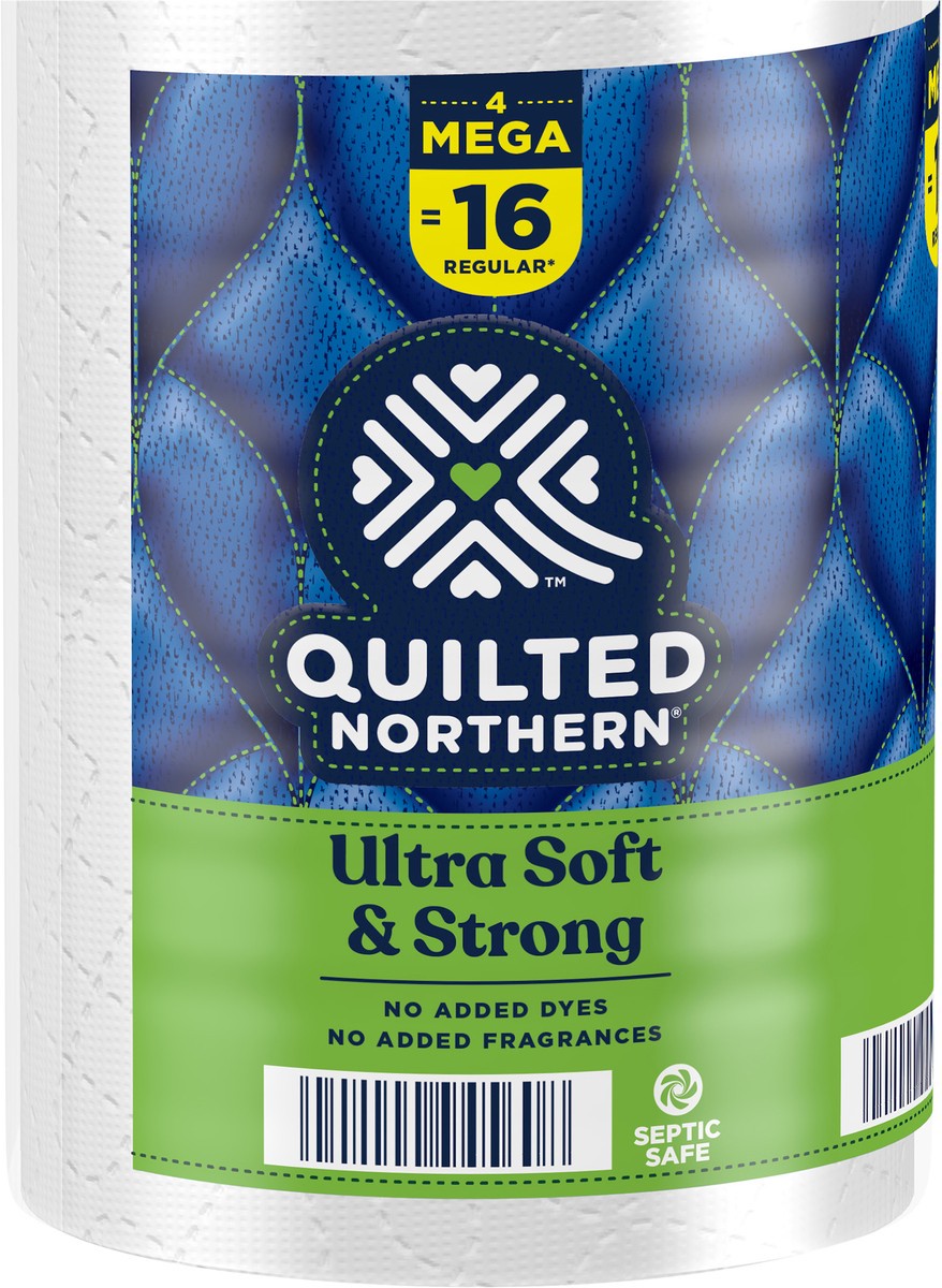 slide 4 of 5, Quilted Northern Ultra Soft & Strong Toilet Paper, 4 Mega Rolls, 4 ct