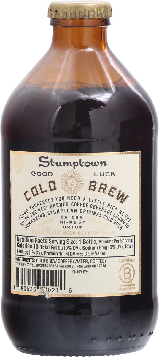 slide 6 of 9, Stumptown Coffee Cold Brew Original Coffee - 10.5 fl oz, 10.5 fl oz