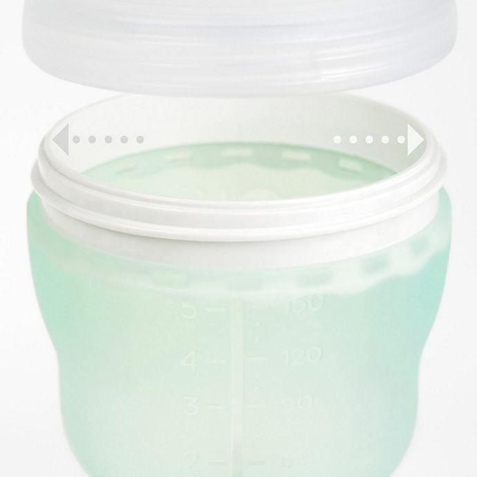 slide 3 of 4, Olababy GentleBottle Silicone Wide-Neck Bottle - Mint, 4 fl oz