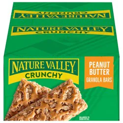 Nature Valley Crunchy Granola Bars, Peanut Butter, 1.49 oz, 18 ct, 36 bars