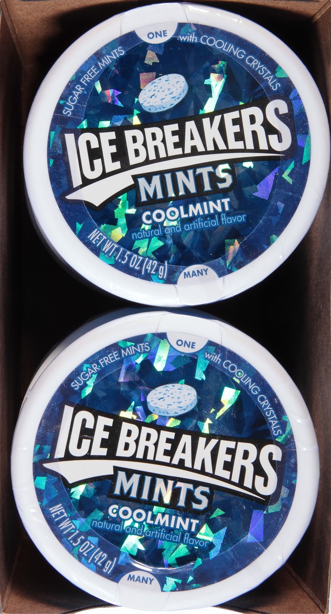 slide 3 of 13, Ice Breakers Sugar Free Coolmint Mints 8 ea, 8 ct