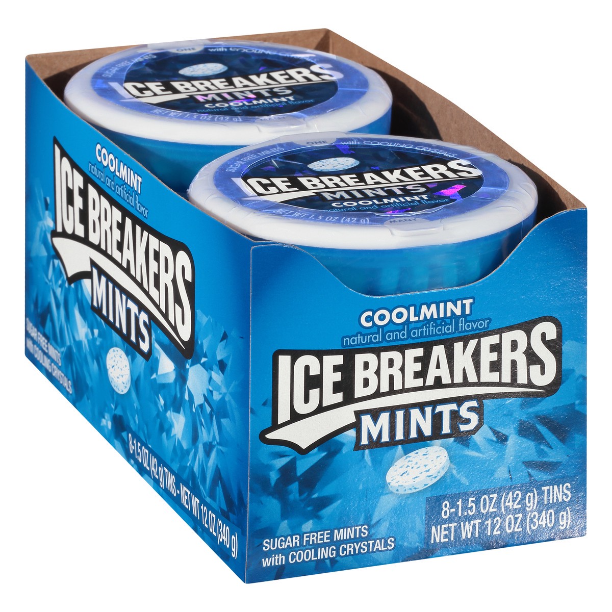 slide 9 of 13, Ice Breakers Sugar Free Coolmint Mints 8 ea, 8 ct