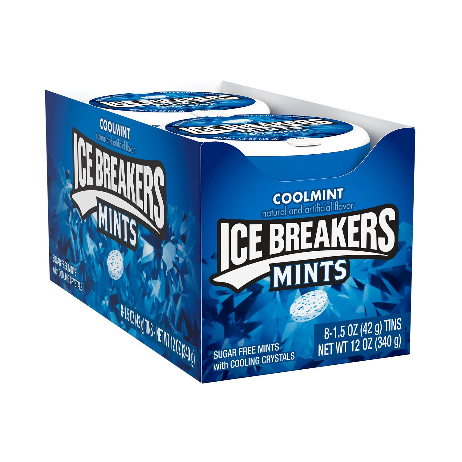 slide 1 of 13, Ice Breakers Coolmint Sugar Free Breath Mints Tins, 1.5 oz (8 Count), 1.5 oz