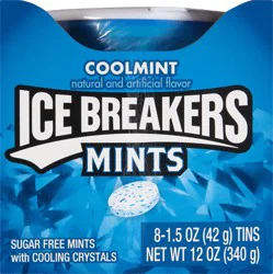 Ice Breakers Sugar Free Coolmint Mints 8 ea
