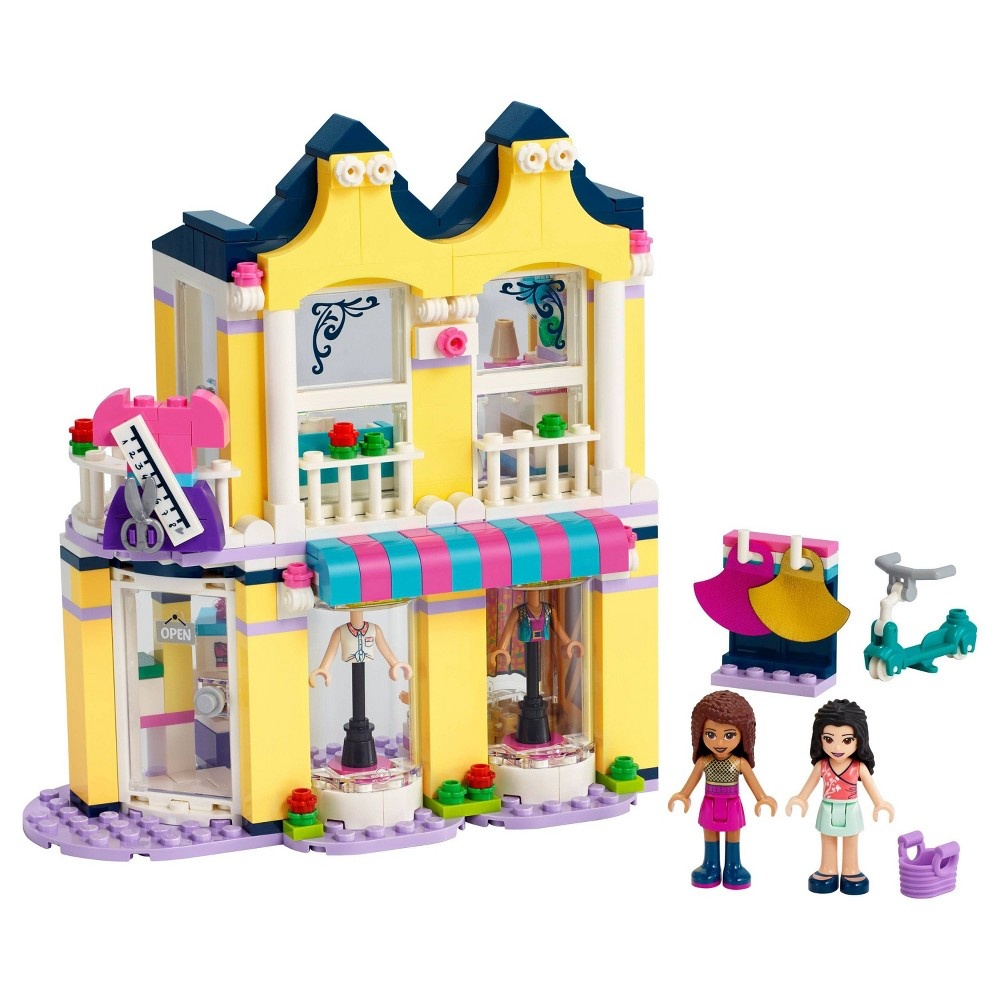 slide 5 of 7, LEGO Friends Emma's Fashion Shop Building Toy for Kids Comes with Fashion Designer Mini-Dolls 41427, 1 ct