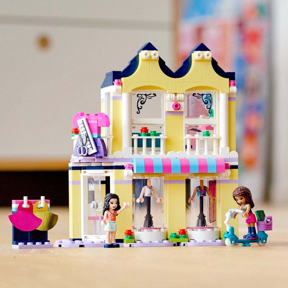 slide 7 of 7, LEGO Friends Emma's Fashion Shop Building Toy for Kids Comes with Fashion Designer Mini-Dolls 41427, 1 ct