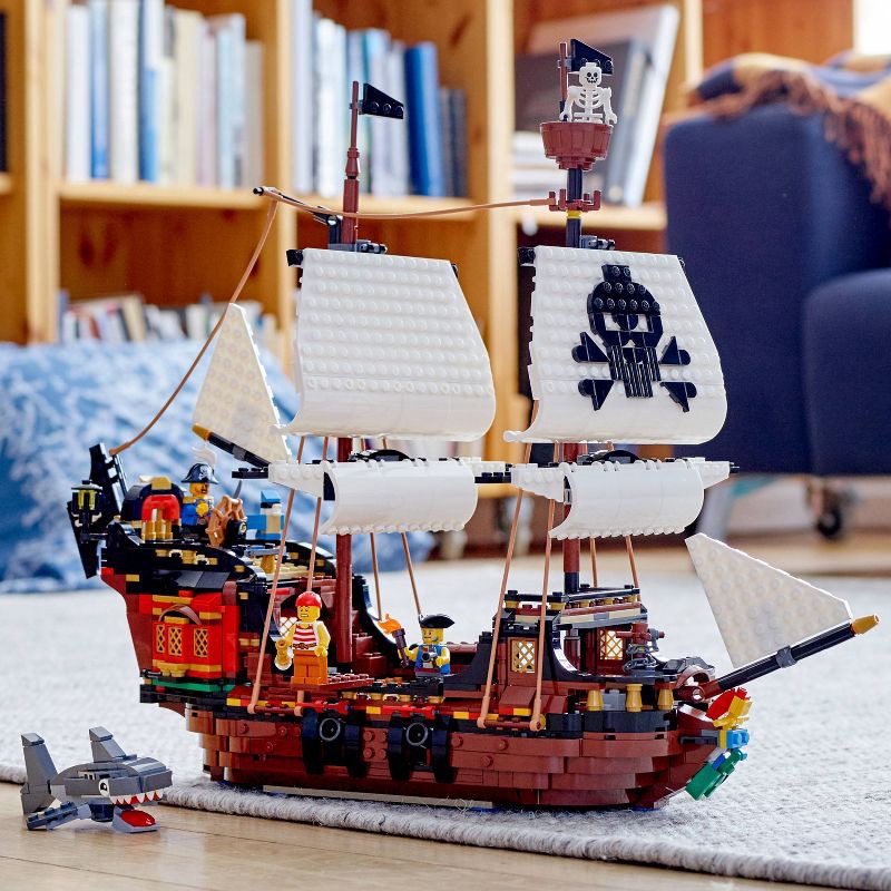 slide 7 of 7, LEGO Creator 3 in 1 Pirate Ship Toy Set 31109, 1 ct
