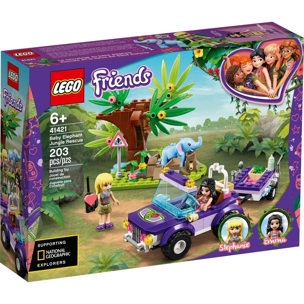 slide 4 of 7, LEGO Friends Baby Elephant Jungle Rescue 41421, 1 ct