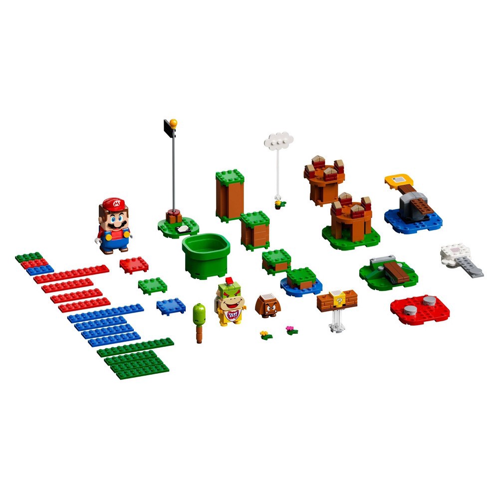 slide 4 of 7, LEGO Super Mario Adventures with Mario Starter Course Building Kit Collectible 71360, 1 ct