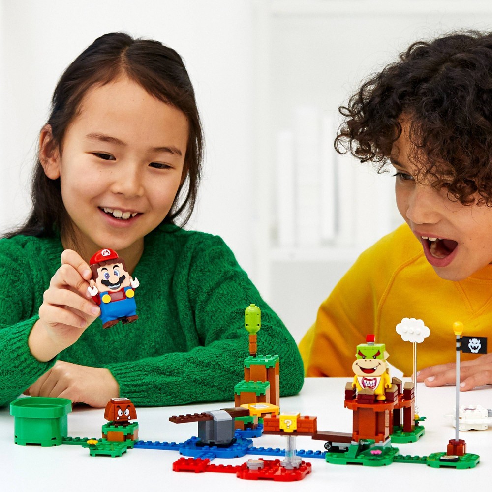 slide 2 of 7, LEGO Super Mario Adventures with Mario Starter Course Building Kit Collectible 71360, 1 ct