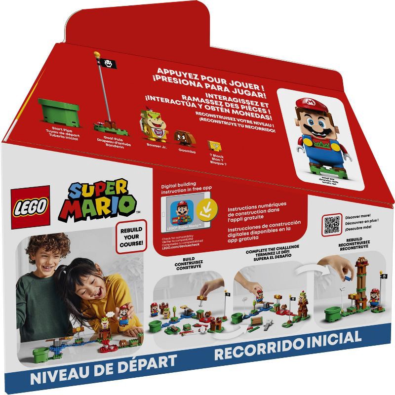 slide 5 of 7, LEGO Super Mario Adventures with Mario Starter Course Building Toy 71360, 1 ct