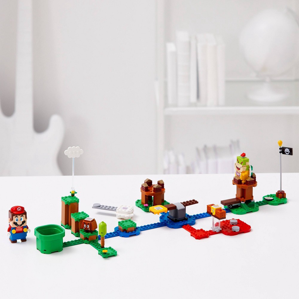 slide 6 of 7, LEGO Super Mario Adventures with Mario Starter Course Building Kit Collectible 71360, 1 ct