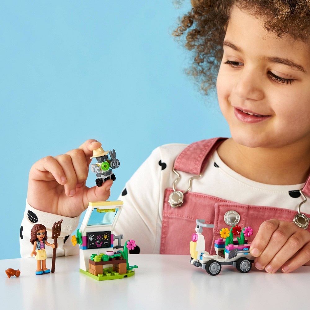 slide 3 of 7, LEGO Friends Olivia's Flower Garden Mini-Doll Set, Includes Garden Accessories 41425, 1 ct
