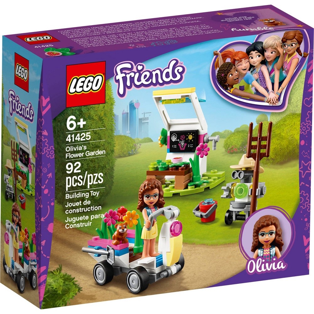 slide 5 of 7, LEGO Friends Olivia's Flower Garden Mini-Doll Set, Includes Garden Accessories 41425, 1 ct