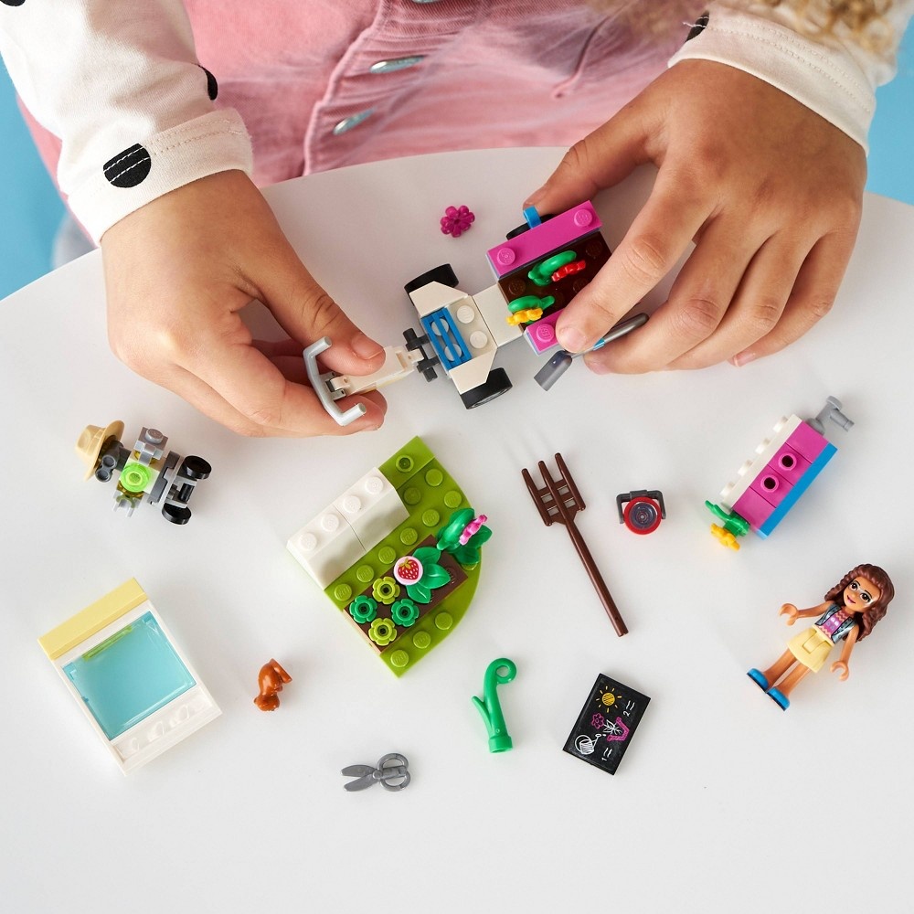 slide 6 of 7, LEGO Friends Olivia's Flower Garden Mini-Doll Set, Includes Garden Accessories 41425, 1 ct