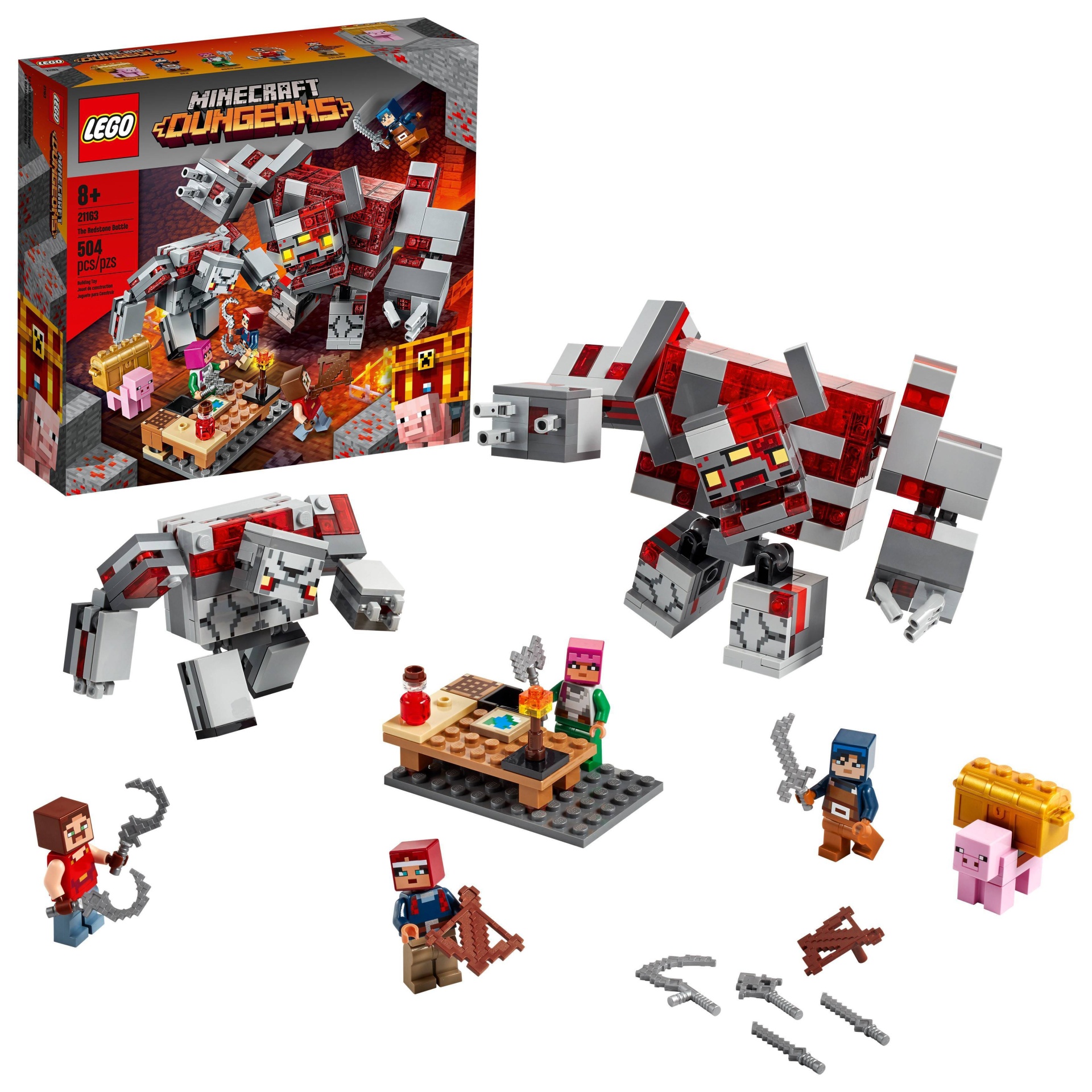 slide 1 of 6, LEGO Minecraft The Redstone Battle Cool Action Playset for Kids 21163, 1 ct