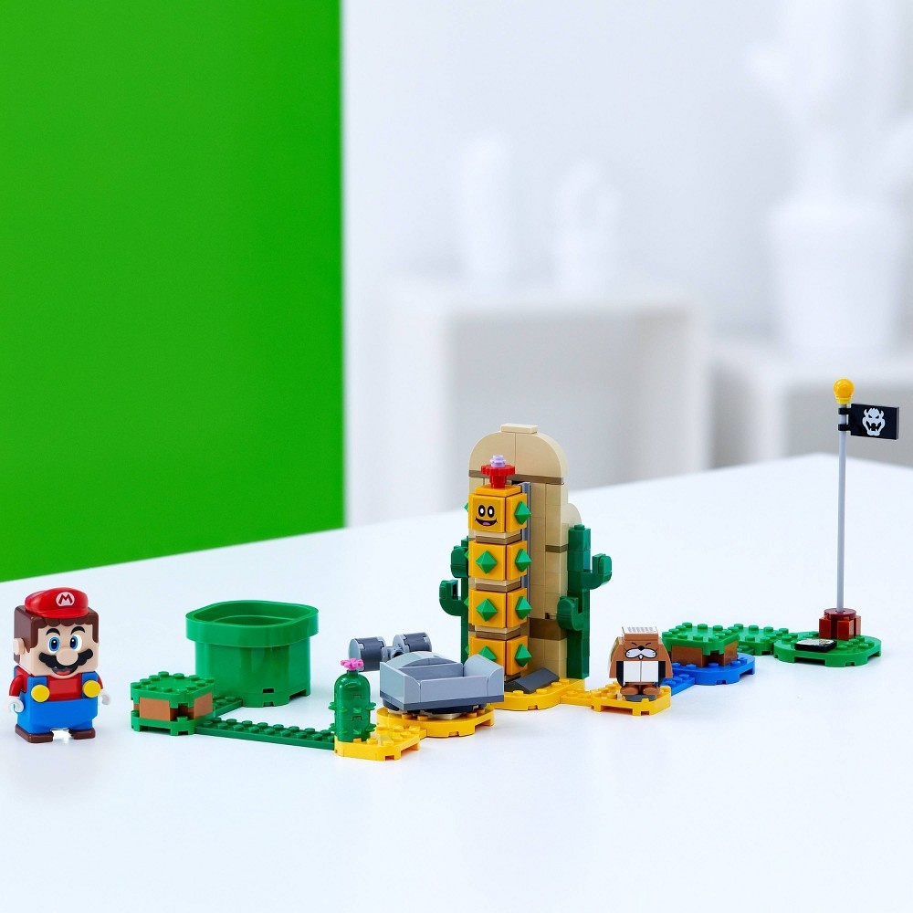 slide 7 of 7, LEGO Super Mario Desert Pokey Expansion Set Collectible Building Toy for Creative Kids 71363, 1 ct