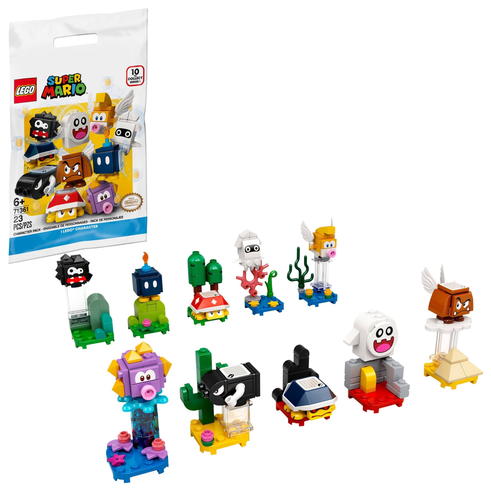 slide 1 of 6, LEGO Super Mario Character Packs Building Kit; Collectible Toy for Kids to Enhance Gameplay 71361, 1 ct