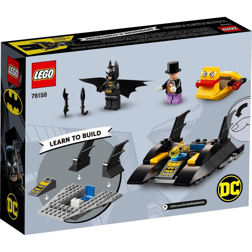 slide 5 of 7, LEGO DC Batboat The Penguin Pursuit! Fun Playset with Super-Hero Minifigures 76158, 1 ct