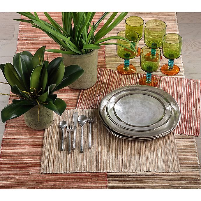 slide 3 of 3, Saro Lifestyle Melaya Placemats - Natural, 4 ct