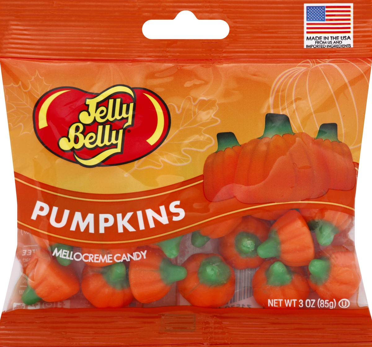 slide 7 of 8, Jelly Belly Candy Company Jelly Belly Pumpkins Mello Creme Candy, 3 oz