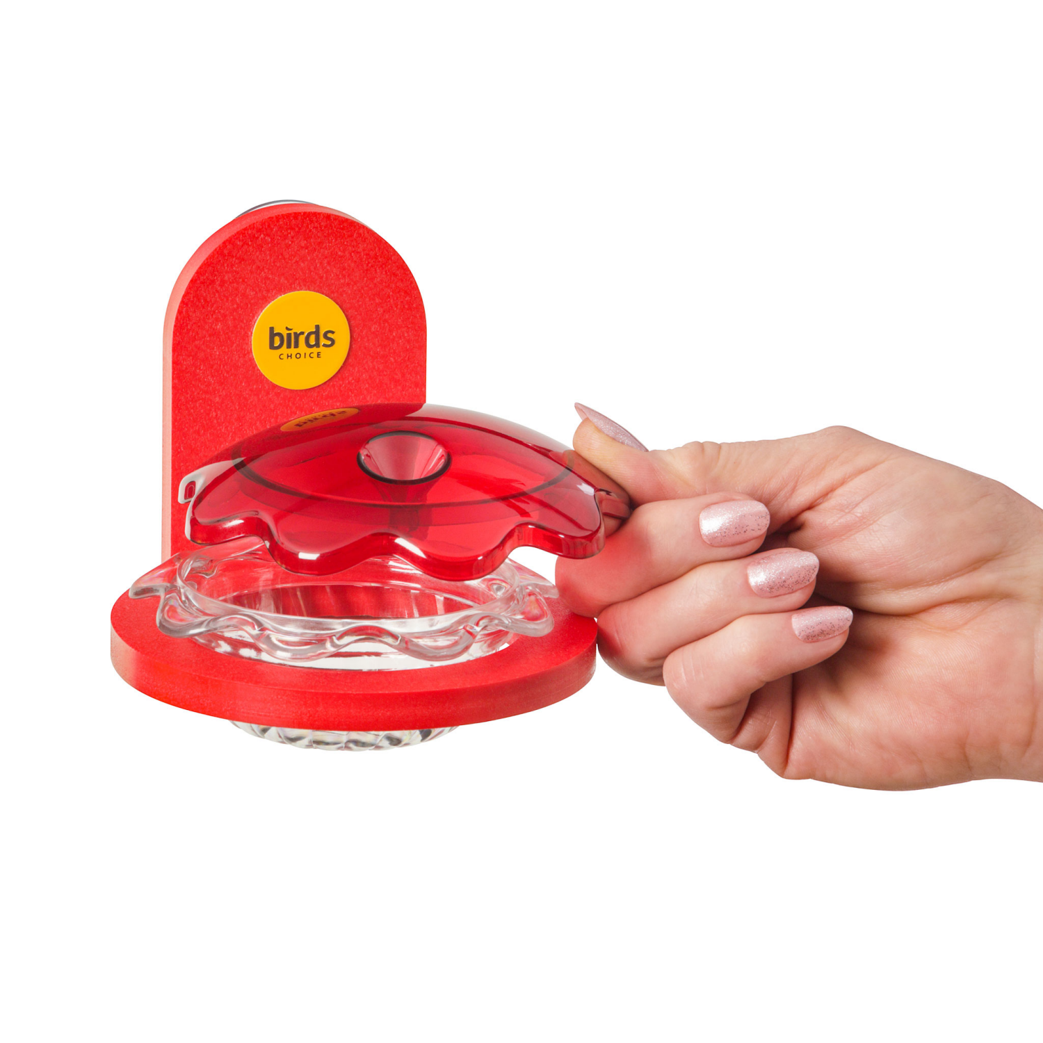 slide 2 of 4, BIRDS CHOICE Bird's Choice Window Mount Hummingbird Feeder, 1 ct