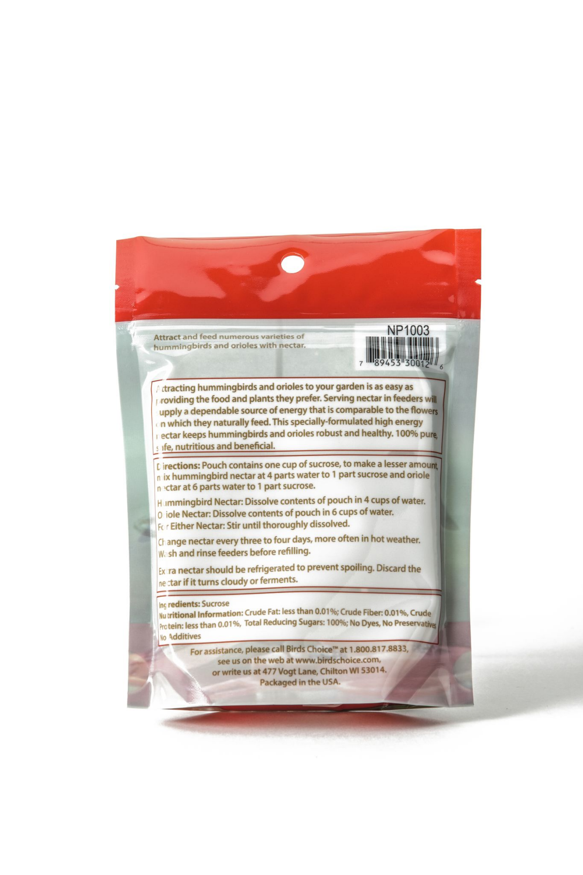 slide 2 of 2, BIRDS CHOICE Bird's Choice Hummingbird and Oriole Nectar, 8 oz