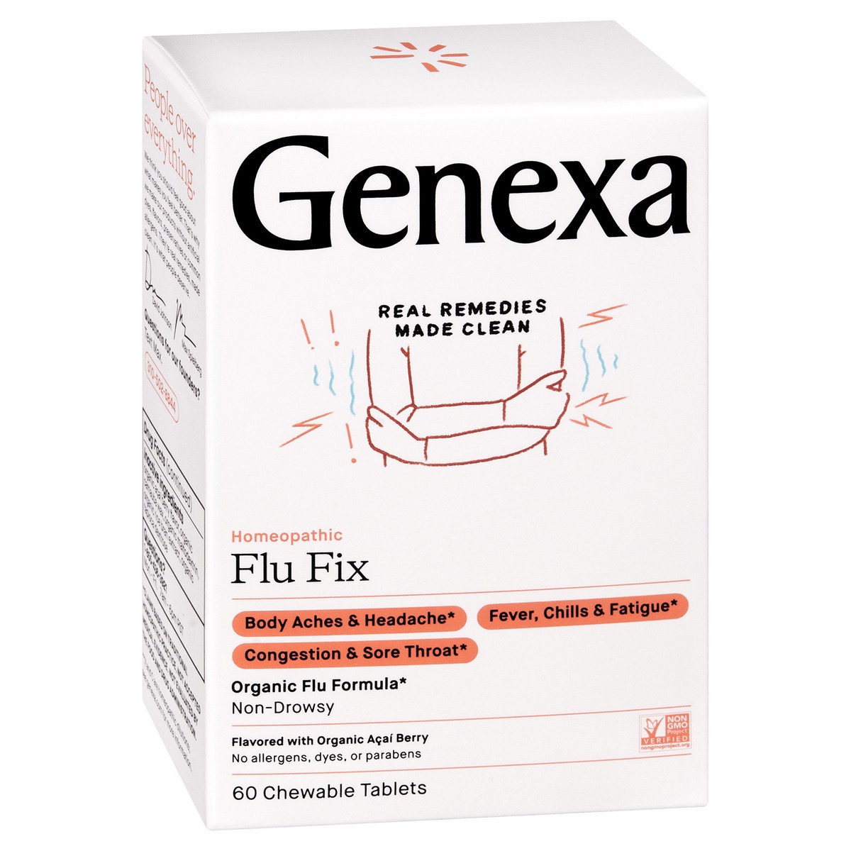 slide 5 of 6, Genexa Inc. Genexa Flu Fix, 60 ct