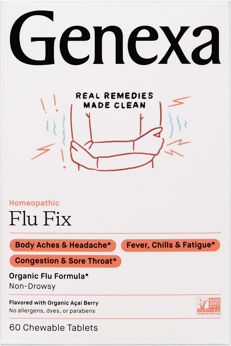 slide 1 of 6, Genexa Inc. Genexa Flu Fix, 60 ct