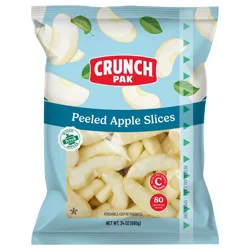 Crunch Pak Peeled Sliced Apples Gusseted Bag 24 oz