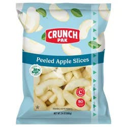 Crunch Pak Peeled Sliced Apples Gusseted Bag 24 oz