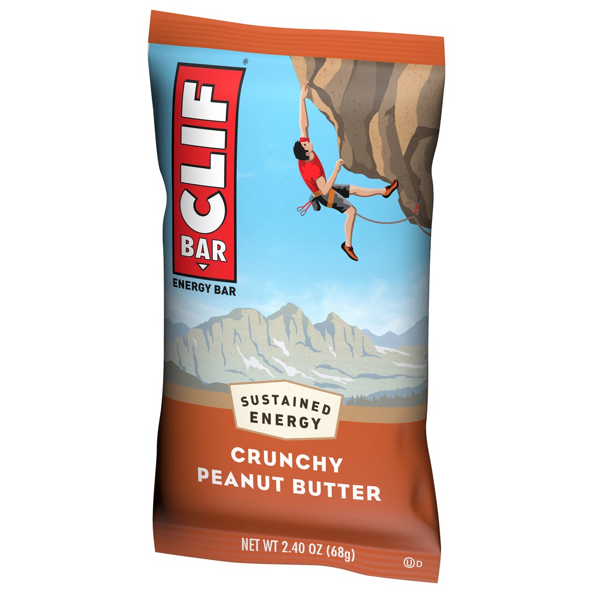 slide 3 of 9, CLIF BAR - Crunchy Peanut Butter - Made with Organic Oats - 11g Protein - Non-GMO - Plant Based - Energy Bar - 2.4 oz., 2.4 oz