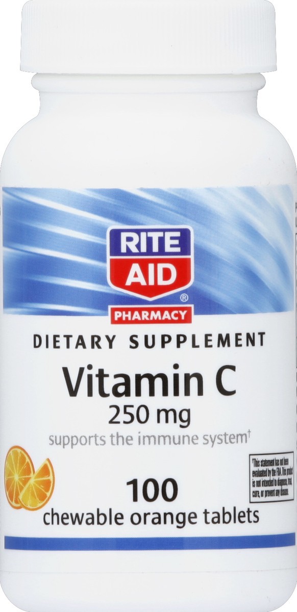 slide 2 of 3, Rite Aid Ra Vit C Chew, 100 ct