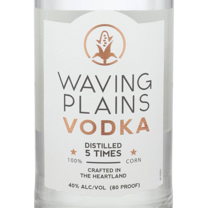 slide 3 of 3, Waving Plains Vodka - 750ml Bottle, 750 ml