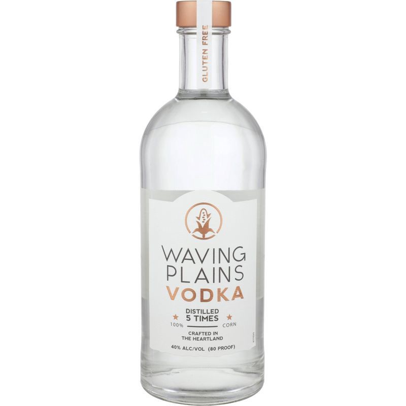 slide 1 of 3, Waving Plains Vodka - 750ml Bottle, 750 ml